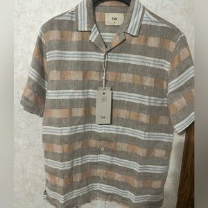 New Short Sleeves Folk Tan Color